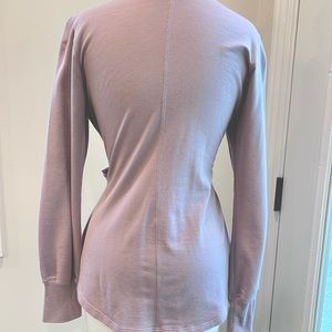 The North Face long sleeve jacket with tie waist.